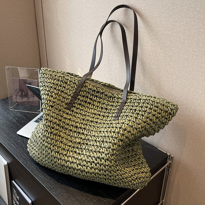 Summer Woven Shoulder Bag
