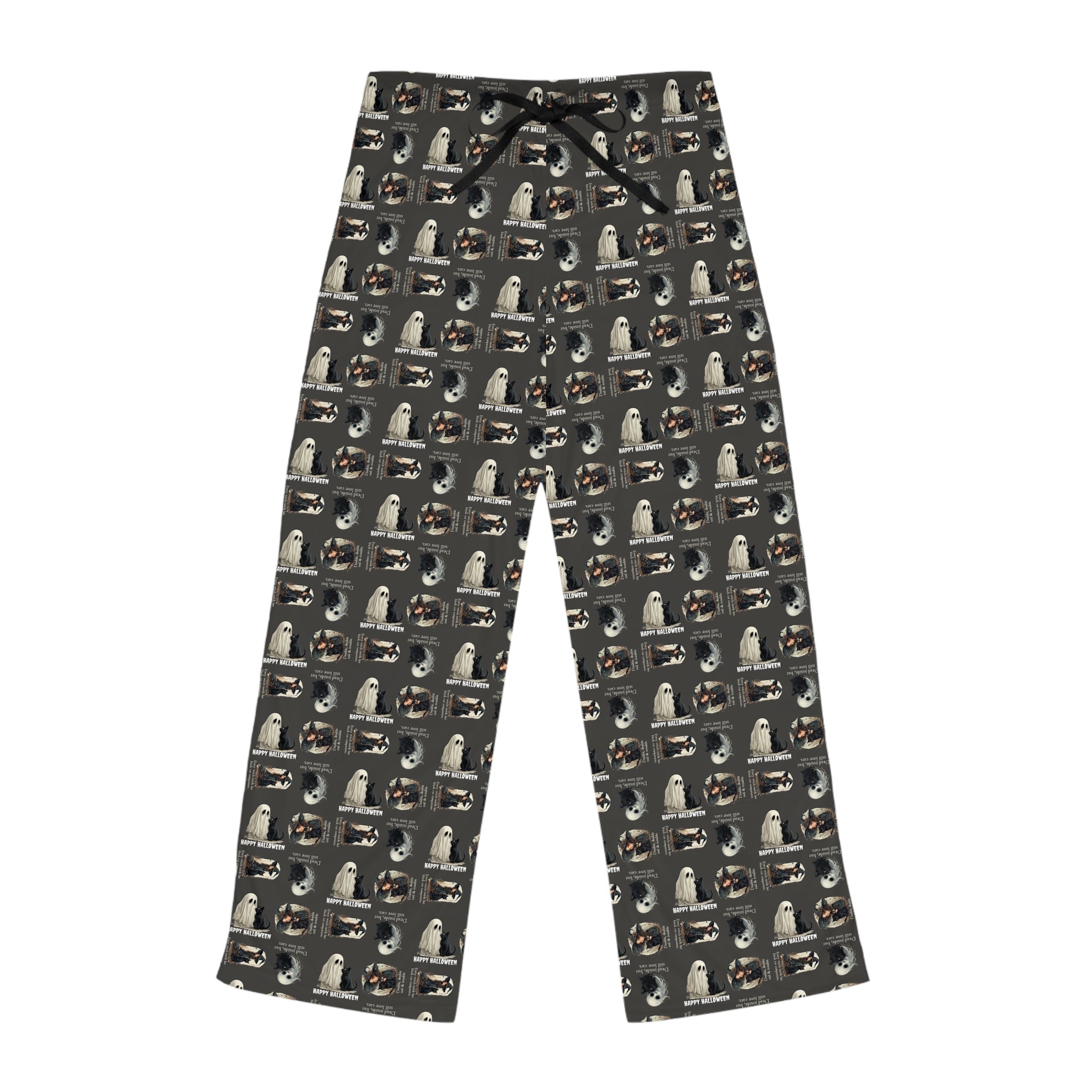 Cozy Halloween Cat Pajama Pants