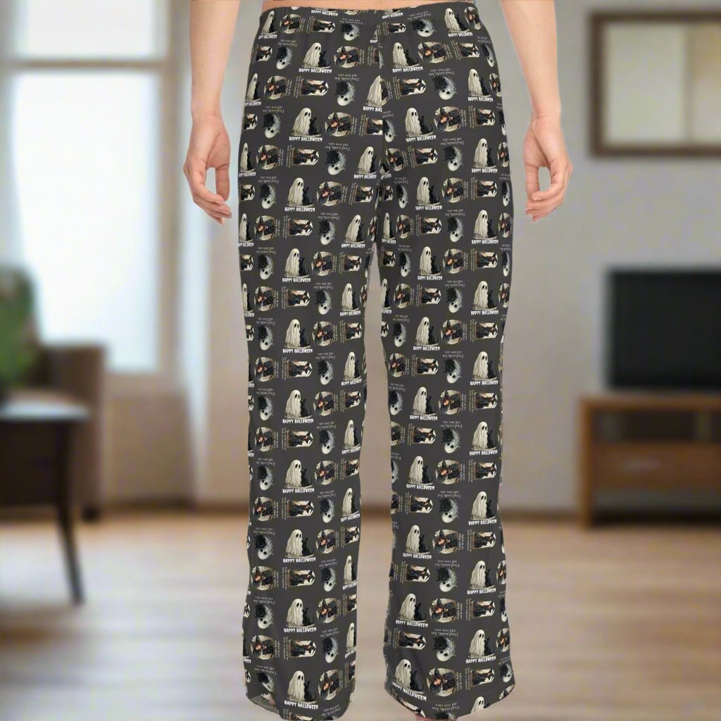 Cozy Halloween Cat Pajama Pants