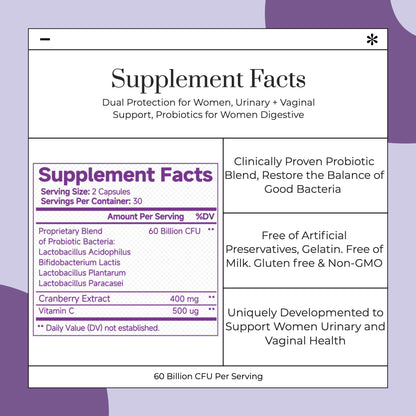 Women's Vaginal Probiotic Capsules