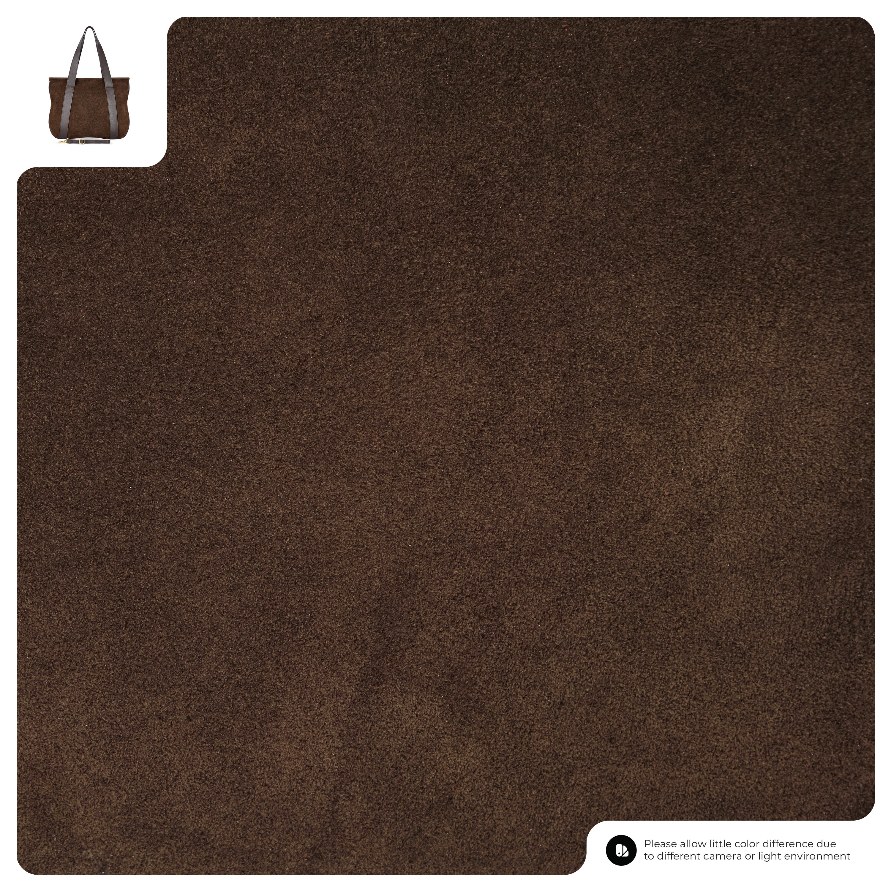 Italian Genuine Suede & Full-Grain Leather Tote Bag | Varese